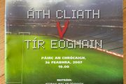 2007 Dublin v Tyrone - GAA Allianz Football League Programme