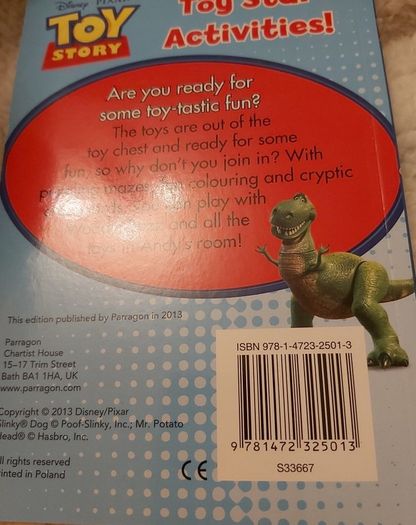 Toy Story ;  rare activity book  (2157)