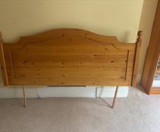 Pine headboard