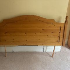 Pine headboard