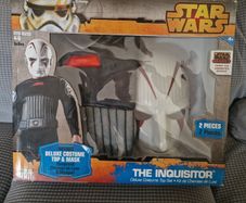 NEW Star Wars Rebels The Inquisitor Deluxe Costume & Mask (Size 4-6)