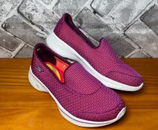 Skechers Go Walk 4 Ladies/Girls Slip on Trainers UK3 EUR36