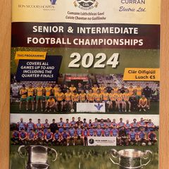 2024 Galway Football Championship Senior & Intermediate Group Games Programme