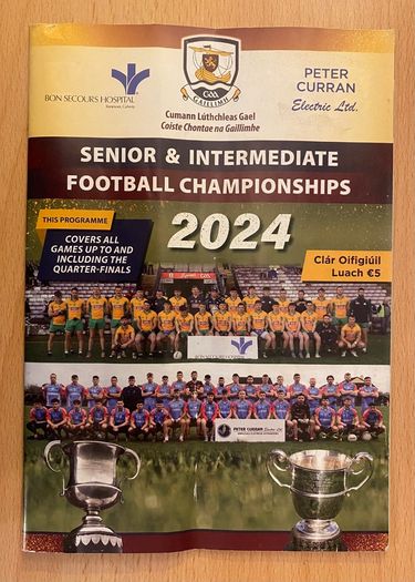 2024 Galway Football Championship Senior & Intermediate Group Games Programme