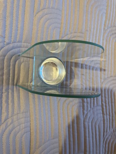 Beautiful Glass Bird Tealight holder