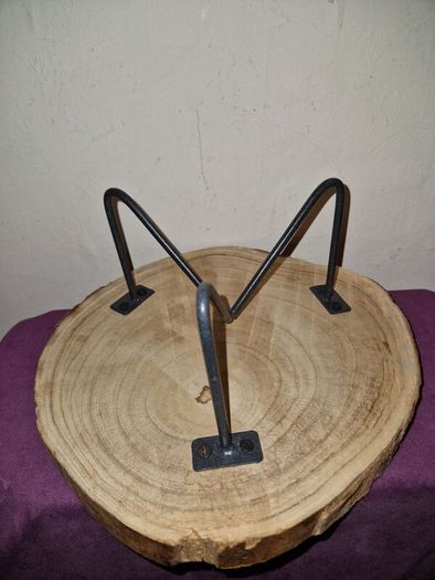 Hand painted wooden Elephant stand