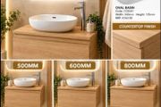 K store wall hung unit + countertop +vessel