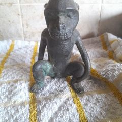 old bronze monkey