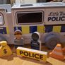 Little Town 2 in 1 Wooden Police Vehicle and Police Station Image 2