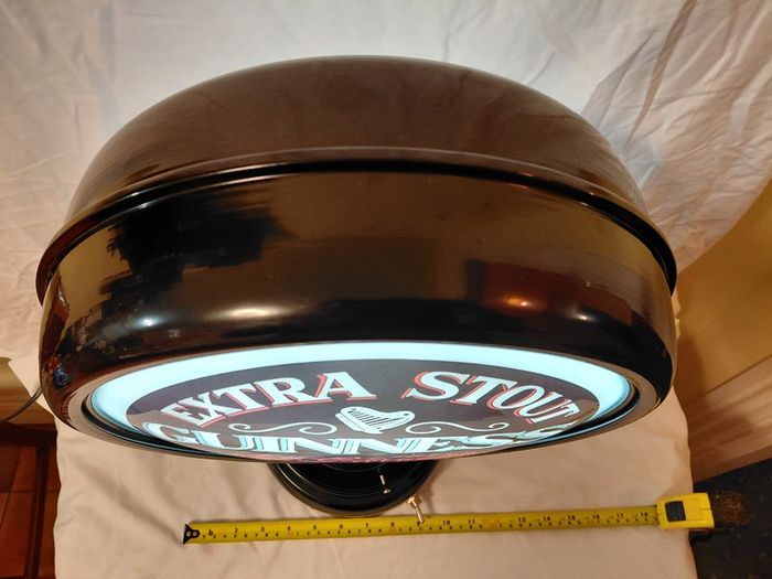 New Double Sided Rotating Guinness Bar Advert Light