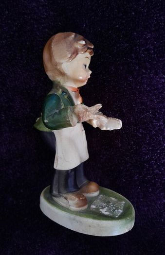 Vintage Plastic Figure - Barber Boy