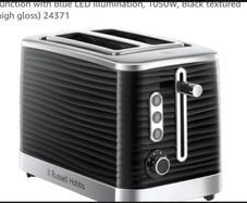 Inspire Black 2 Slice Toaster New
