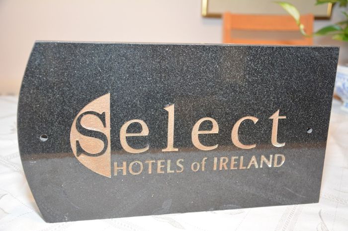 Vintage marble sign - Select Hotels of Ireland