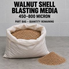 Walnut shells for blasting
