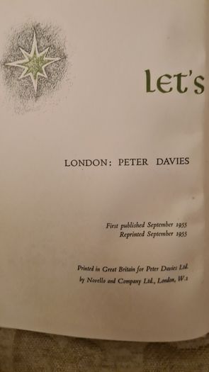 Let's Keep Christmas. By Peter Marshall Illustrated By Barbra Cooney. Beautiful Christmas First Edition 1953. Hardback Complete With Dustjacket In Good Condition. Make Lovely Christmas Present. 34.