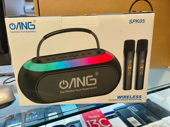 ANG SPK05 Karaoke Wireless BT Speaker- Black