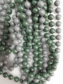 Lot ofTwo Necklaces - Green and Grey