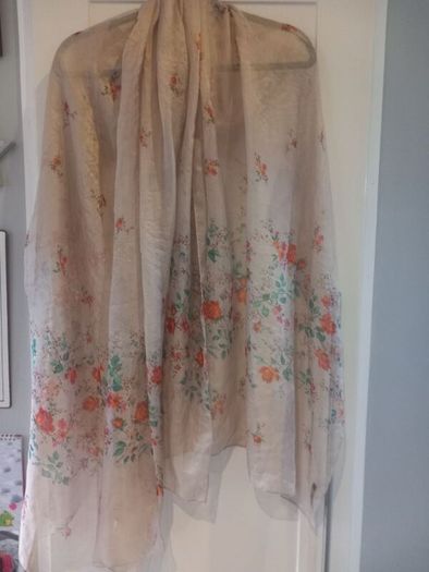 Silk scarf/wrap