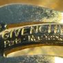 Vintage Givenchy Gold Tone Abstract Swirl Teardrop Earrings Image 4