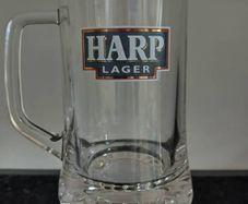 Harp vintage pint tankards for sale.