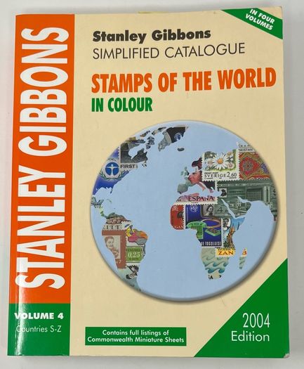 Stanley Gibbons Simplified Stamp Catalogue of the World in Colour 2004 Volume 4 Countries S-Z (SAAR to Zululand).