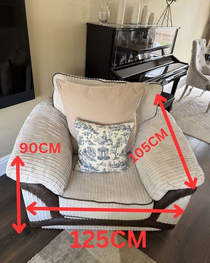 Beautiful beige armchair
