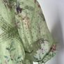 Lipsy green trim print top size 10 new Image 5