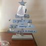 Xmas tree shape tea light holder Image 2