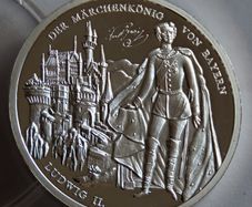 Mad King Ludwig II Bayern German Commemorative Fairy tale King