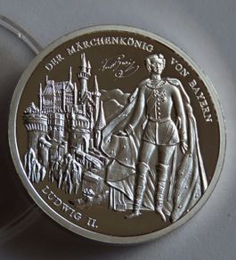 Mad King Ludwig II Bayern German Commemorative Fairy tale King