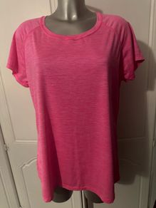 Dunnes Stores performance Sport pink top size L UK16/18 EU44/46 Perfect condition Postage included