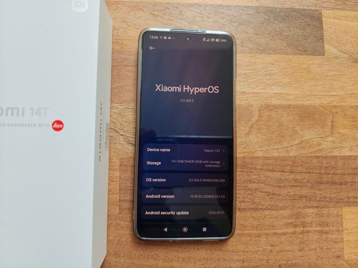 Xiaomi 14T BLUE 256GB storage 12GB RAM 5G Leica camera