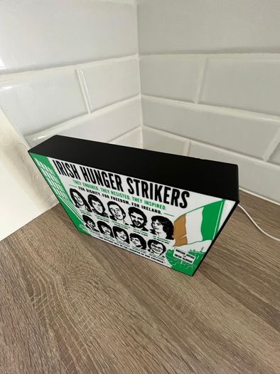 1981 hunger strike light box
