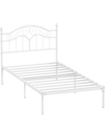 Single Bed Frames with Vintage Headboard, 3ft