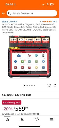 LAUNCH X-431 PRO Elite Car Diagnostic Tools Professional OBD 2 Diagnost Auto Automotive Tool Scan Autoscann