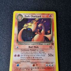 pokemon dark charizard holo lp rare head swirl