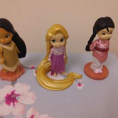 Disney Animator's Collection Figures Tangled Repunzel Toddler Pocahontas Mulan
