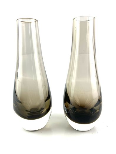 Mid century Caithness glass vases