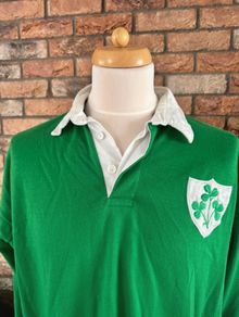Vintage Irish Rugby Polo Jersey 90s XXL