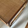 Vintage Mid Century Cane & Bamboo dressing table/console Image 6