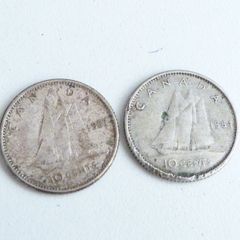Canada silver 10 cents