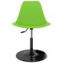 Swivel Dining Chairs 4 pcs Green PP Image 3