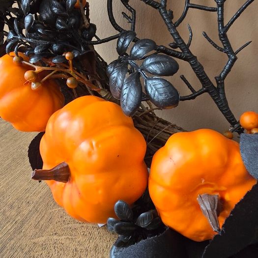 Halloween Pumpkin wreath TKmaxx