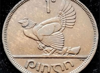 [#42] - Ireland 1940 | Irish 1d | Irish One Penny | KM.11