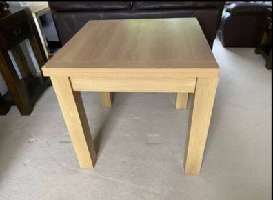 Extendable dining table  80x80/160 oak Space saver
