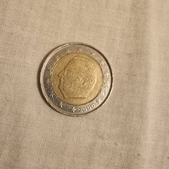 Belgium 2 euro coin 2000