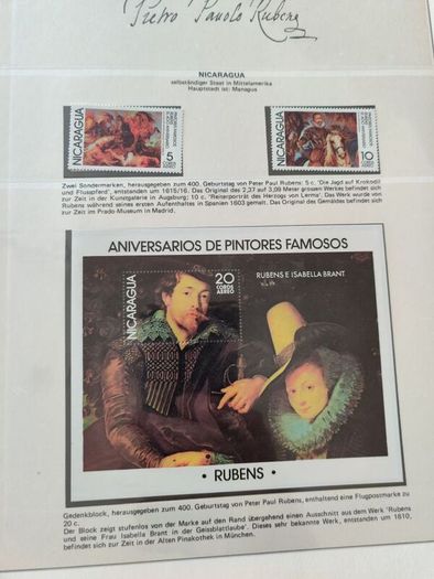 Paul Rubens 55 Pages Stamps Album World Collection