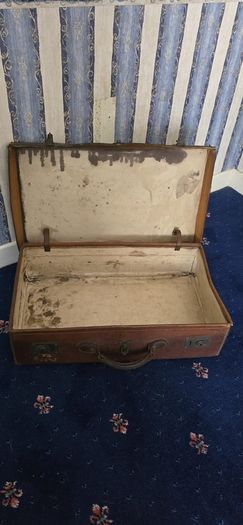 Vintage Leather Suitcase
