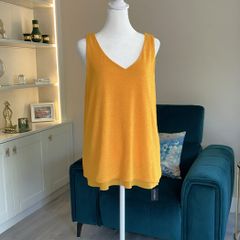 Brand-new orange sleeveless Ladies Top from Dunnes Stores