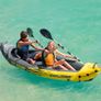 Kayak 2 Man Inflatable Canoe Boat + Oars + Pump Image 3